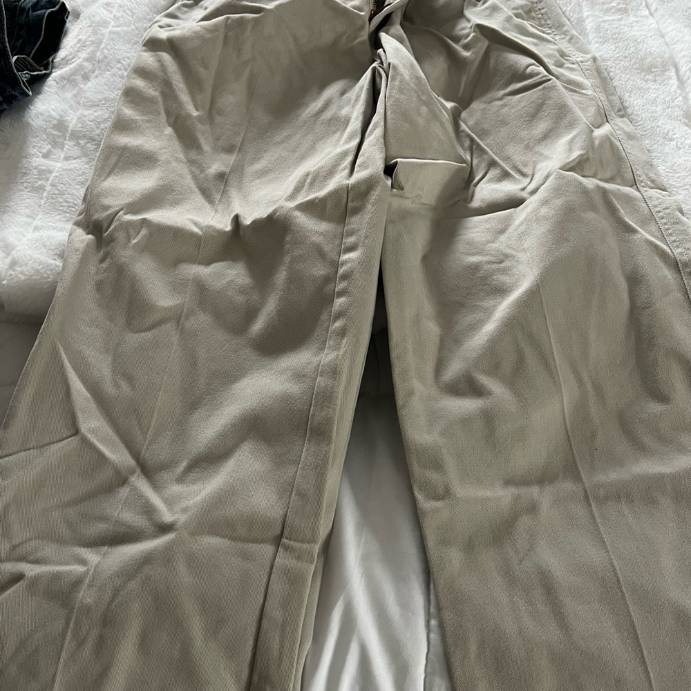 Boys size 14 husky Arrow Men's tan beige Khaki Chinos pants school formal